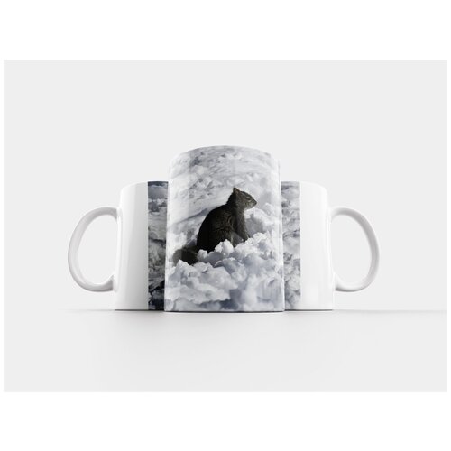 фото Кружка "зима, снег, млекопитающее" 320 мл lotsprints