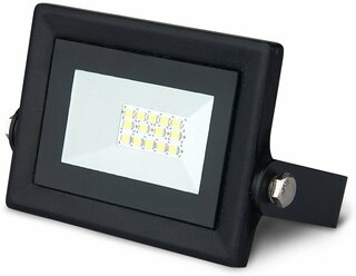 Прожектор LED 10W IP65 холодный свет 6500К черный Gauss Qplus