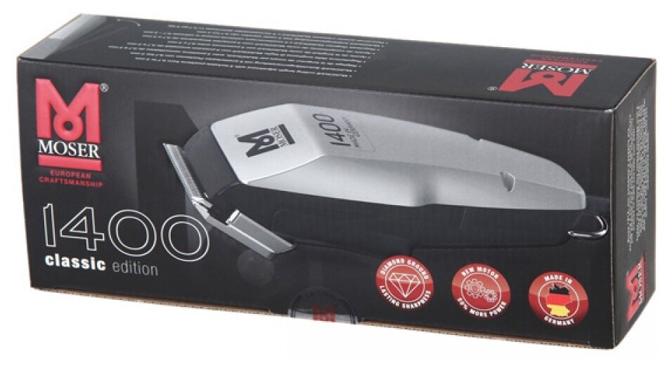 Машинка для стрижки Moser Hair clipper Edition серебристый (насадок в компл:1шт) - фотография № 8