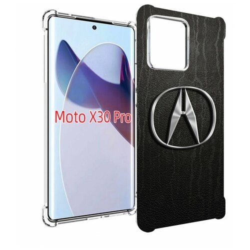 Чехол MyPads acura-акура для Motorola Moto X30 Pro задняя-панель-накладка-бампер чехол mypads acura акура 2 для motorola moto g7 play задняя панель накладка бампер