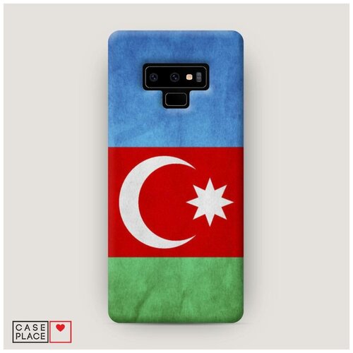 фото Чехол пластиковый samsung galaxy note 9 флаг азербайджана case place