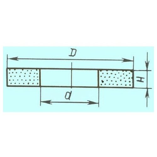 Круг ПП 125х16х32 64С 25 СМ (GC F60 K-L) (ВАЗ) (шт)