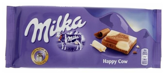 Милка Шоколадная плитка Хеппи Коус / Milka Happy Cows 100гр (Германия) - фотография № 7