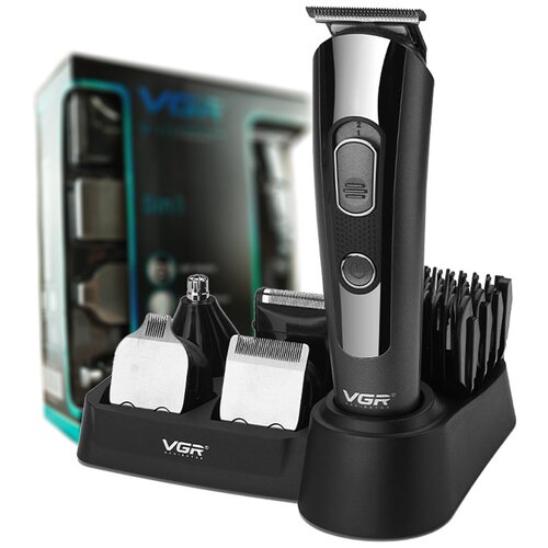 Триммер Триммер для бороды и усов VGR V-175 черный 215100₽