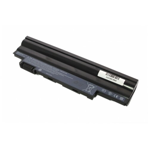 Аккумулятор для ноутбука Acer Aspire One D255 D260 (AL10B31) 11.1V 5200mAh 58Wh, черный, OEM аккумуляторная батарея для ноутбука acer aspire one d255 d260 emachines 355 350 5200mah oem черная