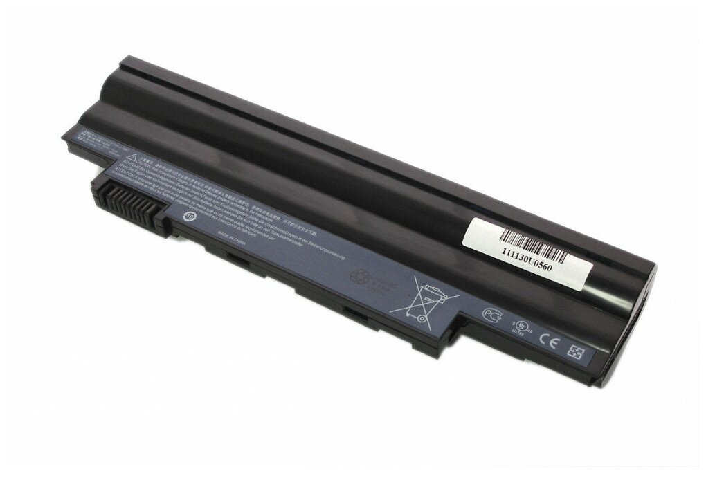 Аккумулятор для ноутбука Acer Aspire One D255 D260 (AL10B31) 11.1V 5200mAh 58Wh, черный, OEM