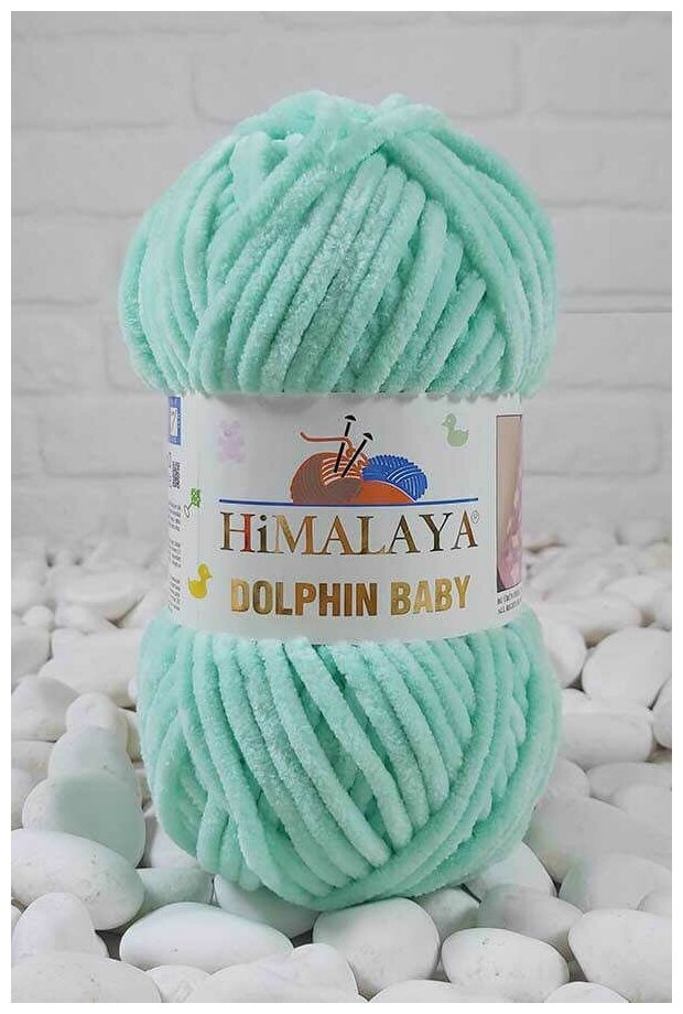 Пряжа Himalaya Dolphin Baby 24 % шерсть 25 % мохер 51 % акрил 100 % полиэстер 100 г