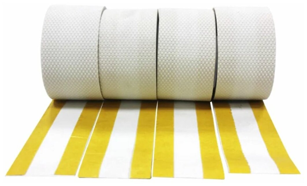 Противоскользящая лента для ковра Anti Slip Carpet Tape, размер: 60 мм х 3 метра, цвет: белый, SAFETYSTEP - фотография № 3
