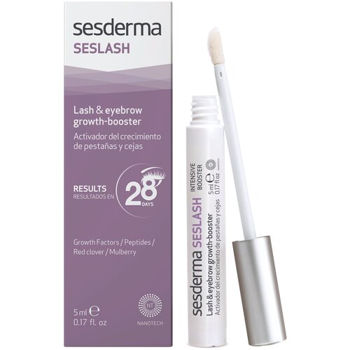 SesDerma Сыворотка активатор роста ресниц и бровей Seslash, 5 мл, 5 мл sesderma seslash сыворотка активатор роста ресниц и бровей 5 мл