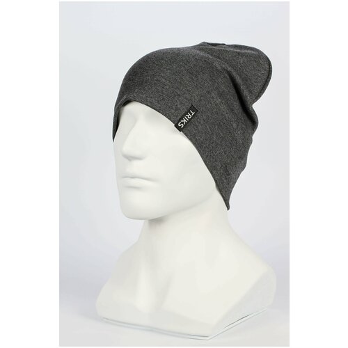 фото Шапка triks, размер 58, серый