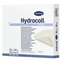 Повязка Hydrocoll thin (Гидроколл тин) гидроколлоидная самофиксирующаяся тонкая для заживления ран 10х10см, 900758 (Поштучно (1 штука))