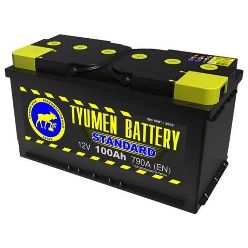 Автомобильный аккумулятор Tyumen Battery Standard 100Ah обратная полярность (790A)