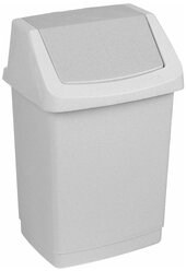 Контейнер для мусора Curver "Клик-ит", цвет: серый люкс (гранит), 25 л