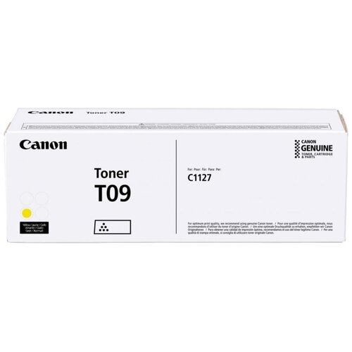 Тонер Canon T09, желтый, арт. 3017C006
