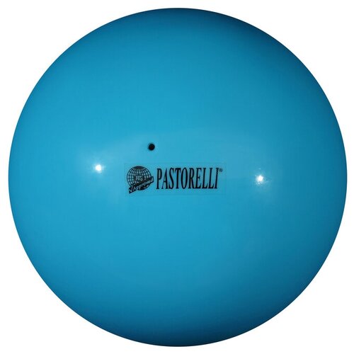 Мяч гимнастический Pastorelli New Generation, 18 см, FIG, цвет голубой