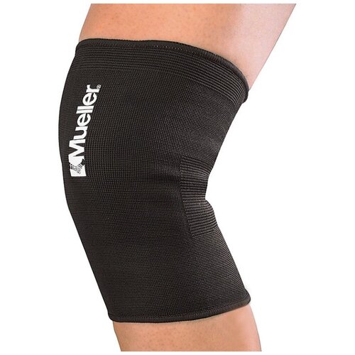 фото Эластичный наколенник mueller 55254 elastic knee support black xl