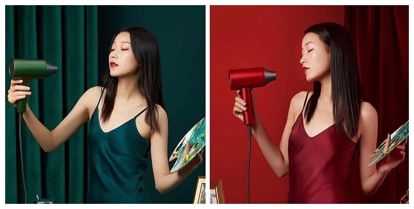 Фен для волос Xiaomi Showsee Hair Dryer A5 (A5-R/A5-G) (red) - фотография № 5