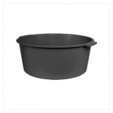 фото Таз 15 л, черный, 2 сорт, арт. М2388