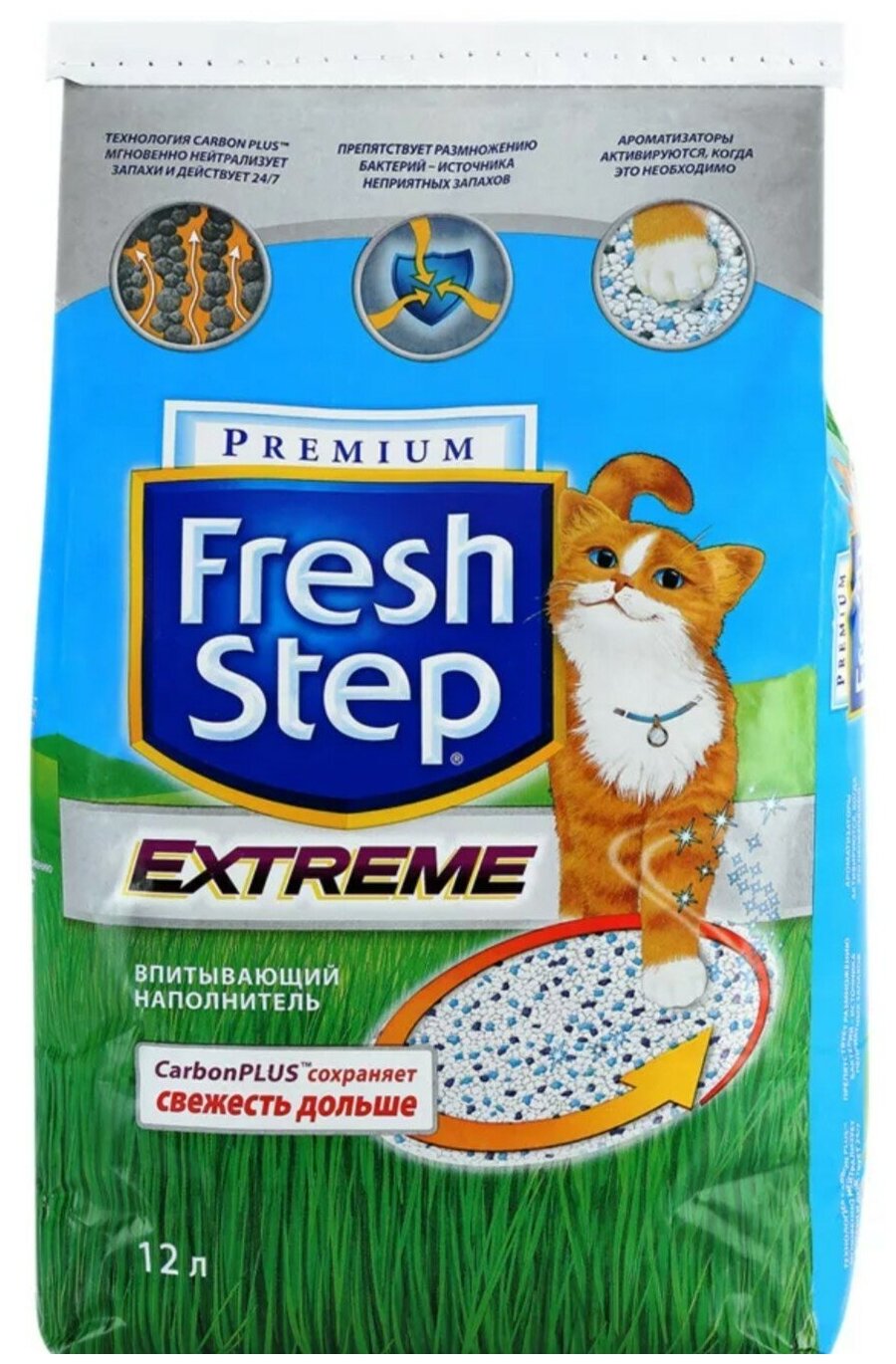 Впитывающий наполнитель Fresh Step Extreme, 12л, 1 шт. - фотография № 5