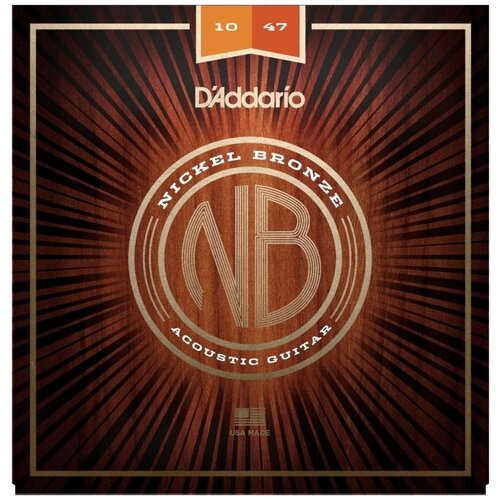 Набор струн D'Addario Nickel Bronze NB1047, 1 уп.