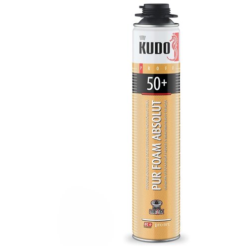 Профессиональная монтажная пена Kudo Proff 50+, летняя, 1000 мл очиститель монтажной пены kudo proff foam