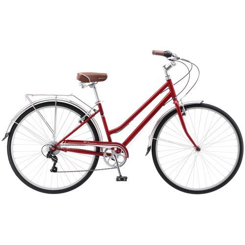 фото Женский городской велосипед schwinn wayfarer womens dark red (2021)