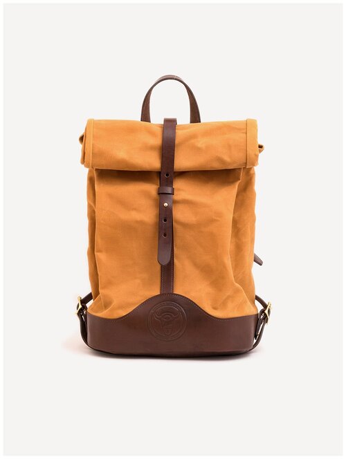 Рюкзак HERMAN & PATRICK, коричневый, желтый