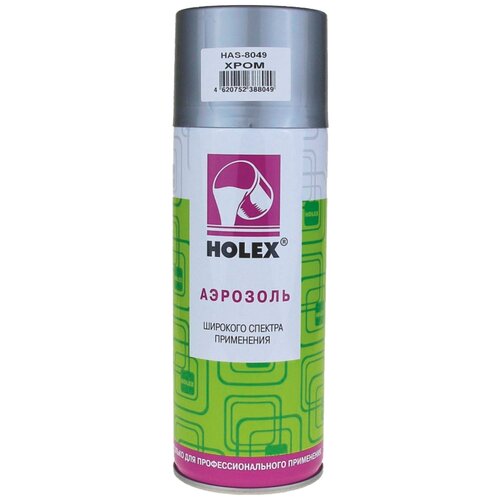 Краска Holex Декор, хром, глянцевая, 520 мл index php