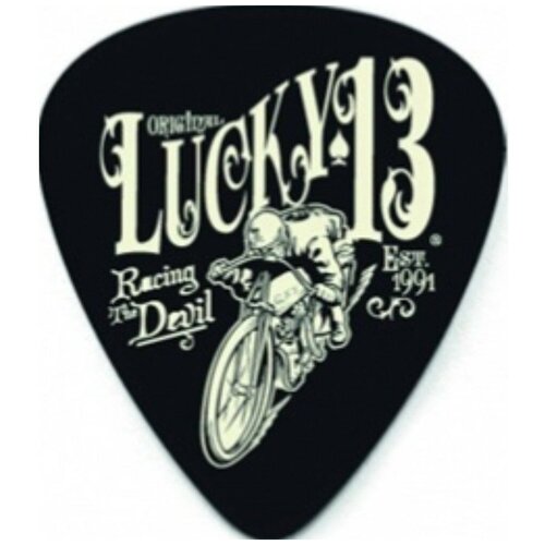 Медиатор DUNLOP L18R.60 l18r 73 lucky 13 vintage speed медиаторы 36 шт толщина 0 73мм dunlop