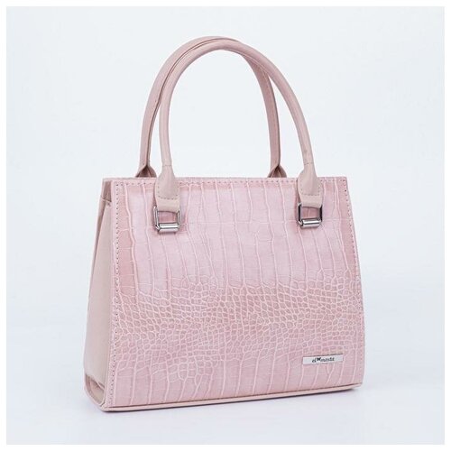 фото Тоут, отдел на молнии, наружный карман, длинный ремень, цвет розовый el masta