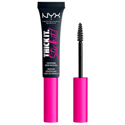 NYX professional makeup тушь для бровей  Thick it stick it, 7 мл, 08