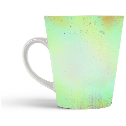 фото Кружка-латте coolpodarok зеленая заливка