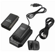Аккумулятор/сменная батарея 4800 mAh для геймпада/джойстика/контроллера Xbox360 2шт.+зарядная станция с USB кабелем+зарядный кабель