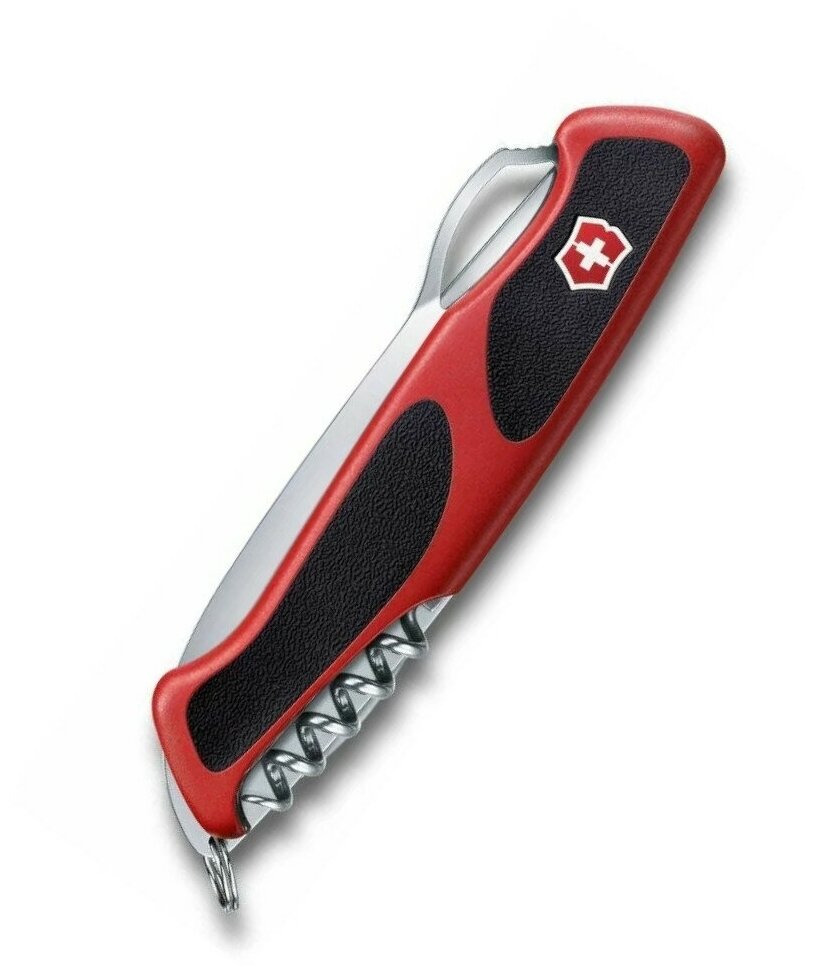 Нож перочинный Victorinox RangerGrip 63 (0.9523.MC) 130мм 5функций красный/черный карт.коробка - фото №5