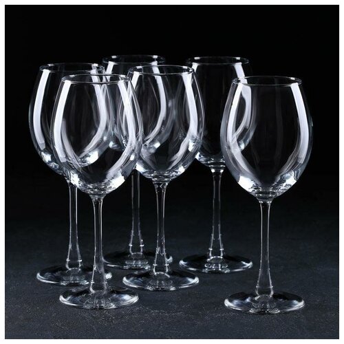 фото Набор фужеров для красного вина 550 мл enoteca, 6 шт pasabahce 1018682 . yandex market