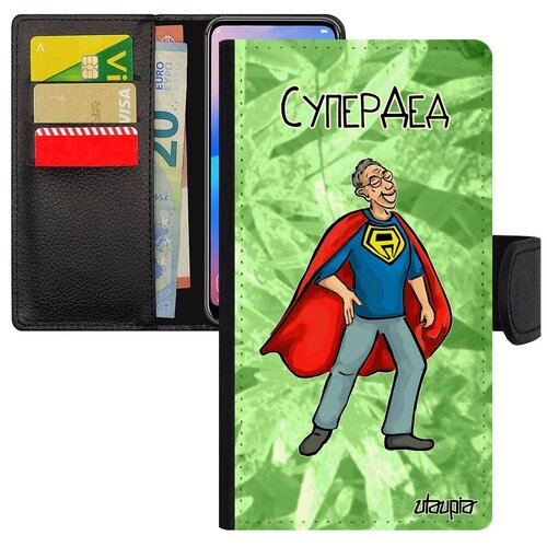 фото Новый чехол книжка на мобильный // apple iphone xr // "супердед" юмор комичный, utaupia, светло-зеленый