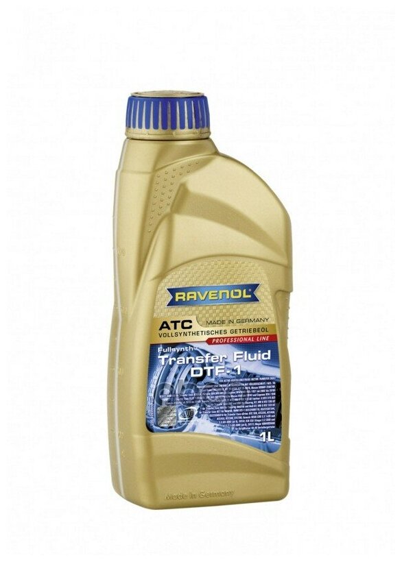 Масло трансмиссионное dtf-1 (tf-0870) 1л (синтетика+пао) Ravenol 1211128001