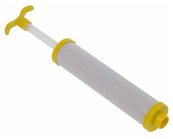 Насос для вакуумных пакетов, 26×4 см, цвет жёлтый - фотография № 2