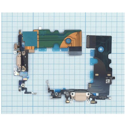 Шлейф разъема питания с аудио-разъемом для iPhone 8 золотой шлейф разъема питания с аудио разъемом для iphone 8 plus золотой premium