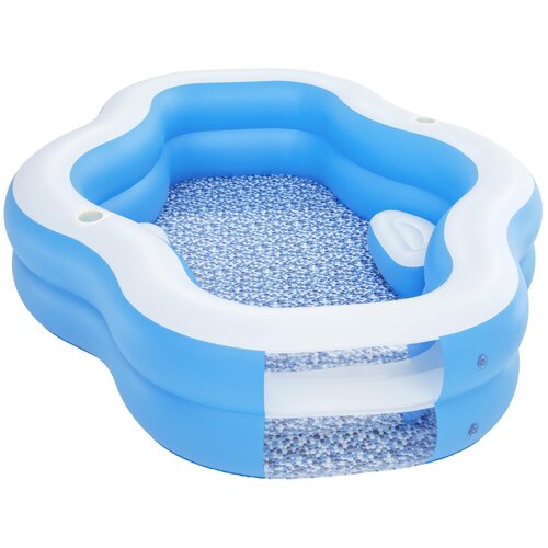 бассейн надувной для детей и взрослых бассейн для дачи 366х76 см 5621 л голубой Бассейн Bestway 54409