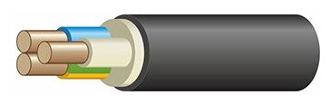 Конкорд Кабель силовой ГОСТ ВВГнг(А)-LS 3х6 (N)-0.660 (10м) - фотография № 2