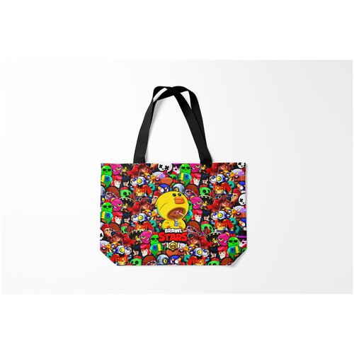фото Сумка-шоппер / 46х35 см / геймерам / brawl stars sally leon burnettie
