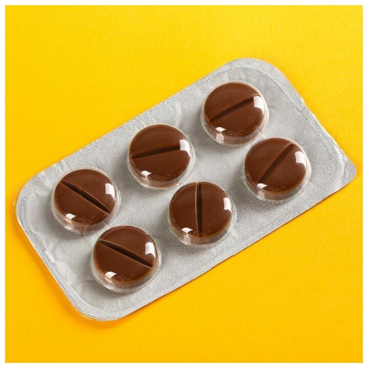 Шоколадные таблетки «Зарплата удвоин» 24 г. - фотография № 2