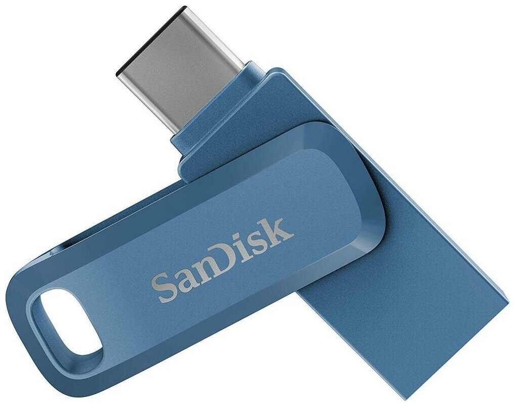 Флеш накопитель 512GB SanDisk Ultra Dual Drive Go, USB 3.1 - USB Type-C Blue Sdddc3-512g-g46nb