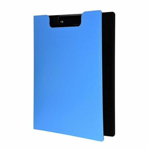 Папка-планшет с крышкой inформат (А4, до 70 листов, пластик, с зажимом) черно-синий, 12шт. папка планшет с крышкой inформат а4 до 70 листов пластик с зажимом черный горизонтальный