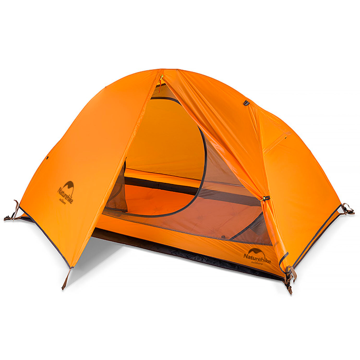 Палатка Naturehike Cycling Ultralight 1 Man Tent + Mats 20D Orange