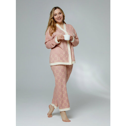 Пижама MIRACLE, размер 4XL, розовый