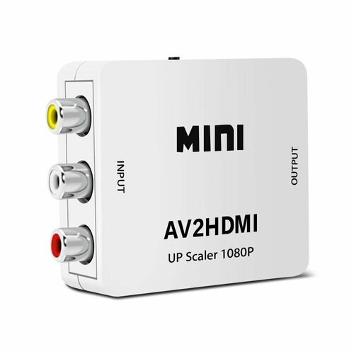 hdmi переходник конвертер hdmi 3rca Конвертер-переходник 3RCA - HDMI (RCA in, HDMI out) USB кабель питания