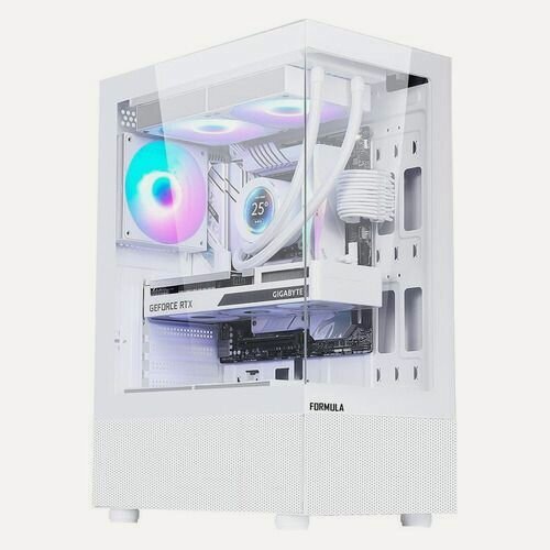 Изображение товара Корпус ATX Formula Crystal Z1 PLUS, Midi-Tower, без БП, белый