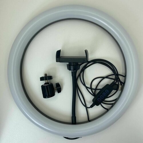 Кольцевая лампа 3 режима свечения D-30cм Штатив 210000₽